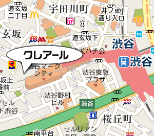 クレアール渋谷校地図