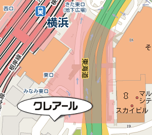 クレアール横浜校地図