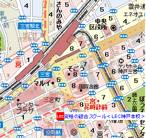 LEC神戸本校地図